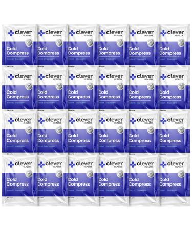 Instant Cold Pack | Disposable Ice Packs - Cold Therapy - for Injuries Swelling Inflammation Muscle Strains Sprains Perfect for First aid Kit Outdoor Activities Athletes. 5x7 in. 24 Pack