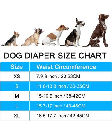 Czemo Washable Dog Diapers for Male & Female Dogs | Reusable Incontinence Pads | Pack of 3 - Ultimate Comfort & Protection - Buy Online on GoSupps.com