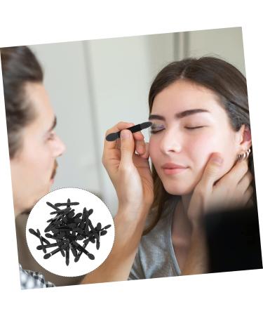 OHPHCALL 50pcs Brush Eyeshadow Eye Makeup Sponge Brush for Eyeshadow Makeup Brushes Face Black - Buy Online on GoSupps.com