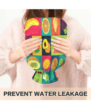 Grunge Fruit BAP Free Hot Water Bottle | 2L Large Hot Water Bag for Cramp Pain Relief - International Shipping Available - Buy Online on GoSupps.com