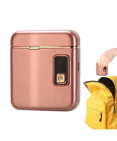 Huayeex Electric Nail Trimmer - 3 Modes Adjustable Safety Fingernail Trimmer | Quiet Electric Fingernail Clippers with Storage Light Electric Manicure Pedicure Tool for Home Rose Gold
