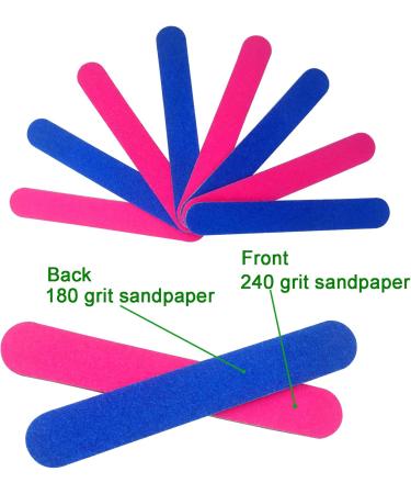 Roellgs 100 Pieces Professional Nail File Double Sided Disposable Nail File Professional Care Mini Nail File for Girls - Buy Online on GoSupps.com