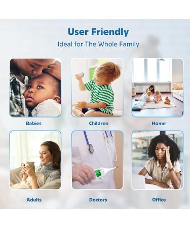 Mommed Baby Thermometer | 3 Measurement Modes | Fast & Accurate | LCD Display | Infants, Newborns, Toddler Kids - Buy Online on GoSupps.com