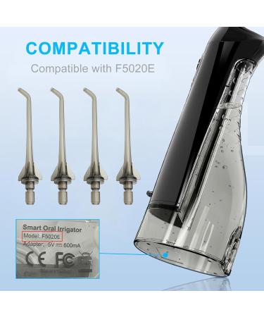 Replacement Heads for COSLUS Water Flosser | Compatible Jet Tips for F5020E - A-4 Classic (Black - Buy Online on GoSupps.com