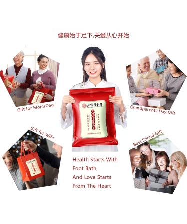 Herbal Foot Soak & Detox 900g - Chinese Medicated Spa Bath for Lymphatic Drainage & Toxin Removal - 30 Bag Set - Buy Online on GoSupps.com