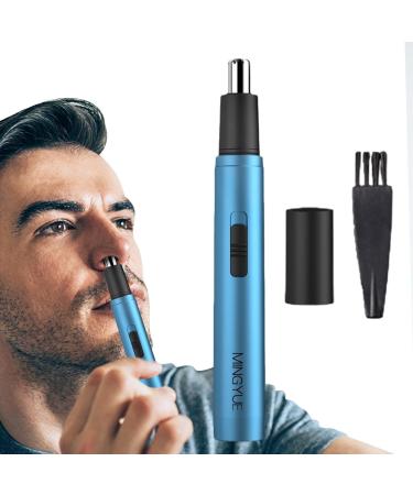 Povanjer Hair Trimmers for Ears Electric Eyebrow Trimmer For Women Double Edged Blades Facial Hair Clipper Waterproof Hair Clipper For Nose Ears Blue - Buy Online on GoSupps.com