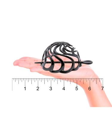 Camila Paris CP2867 French Hair Bun Clip Maker - Black Dome Bun Styling Accessory for Women - No Slip & Durable - Made in France - Buy Online on GoSupps.com