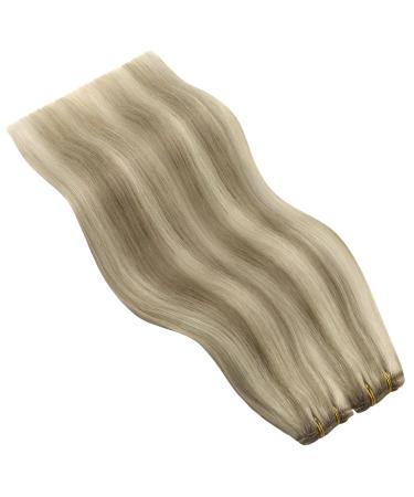 Youngsee Real Hair Tressen Extensions - 50cm Blond & Brown Weaving Hair Extensions 100g #p8a/60 - Premium Quality - Buy Online on GoSupps.com