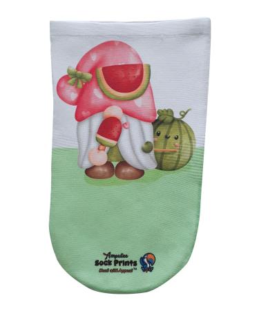 Amputee Stump Sock Gnome w Watermelon V1 3Ply Stump Sock