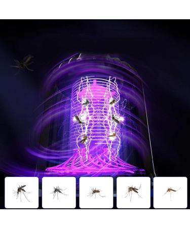 Buggs Zapper Outdoor LED UV Light Mosquitoes Zapper for Outdoor Indoor Waterproof Mosquitoes Killers Portable Solar and USB Charging Buggs Zapper for Home Camping Use Blue orange purple - Buy Online on GoSupps.com