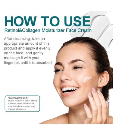 Advanced Retinol Collagen Cream | 5% Hyaluronic Acid Anti-Aging & Firming Cream for All Skin Types - Reduce Fine Lines & Wrinkles 24-Hour Care - Buy Online on GoSupps.com