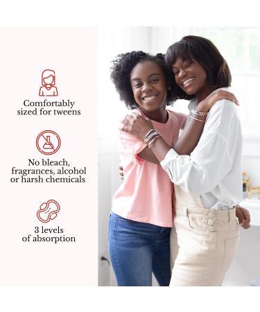 RedDrop 72 PC Period Kit for Tweens - Comfort Fit Feminine Pads & Discreet Bag - First Period Kit for Girls 10-12 - Buy Online on GoSupps.com