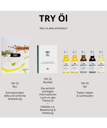 Oil Set Gift Set (5x50ml) | Premium Cold-Pressed Oils from the Cave of the Lion | Gourmet Gift for Every Occasion - Buy Online on GoSupps.com