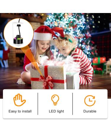 Delamiya Ultrasound Nebulizer | 12 LED Color-Changing Mist Maker for Fountains & Ponds - Premium Water Fogger with Removable Spray Protection - Buy Online on GoSupps.com
