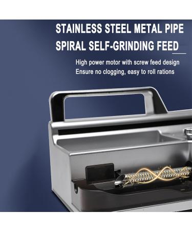 Electric Cone Rolling Machine Electric Automatic Injector Tobacco with Automatic Counter and LED Intelligent Sensing Function stepless Speed Regulation for Size of Tubes 5.5/6.5/8mm - Buy Online on GoSupps.com