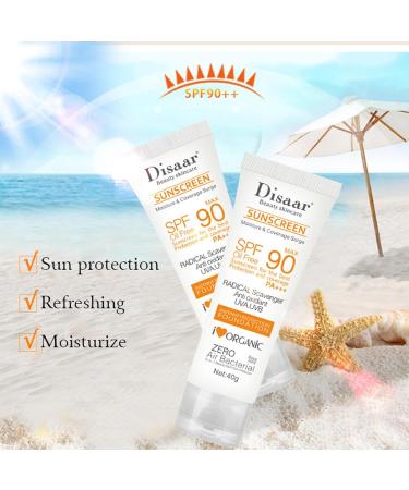  Miake Sunscreen SPF 90 | Sun Block Spf 90 Natural Face Sunscreens Oil Free Sunscreen for Face and Face Sunscreen Protector for iake - Buy Online on GoSupps.com