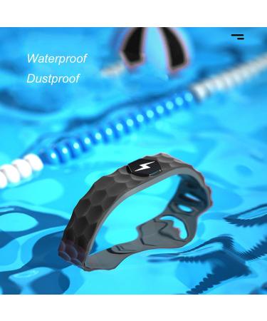 Buy Antistatic Bracelet for Electrostatic Discharge Relief - Wireless Silicone Hand Strap for Men & Women (Black) | Negative Ion Technology - Buy Online on GoSupps.com