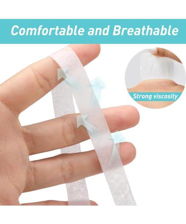 4 Micropore Surgical Tapes 1.25cm x 9.14m - Flexible Skin Tape for Wound Dressings, Eyelash Extensions, and Injuries - Breathable Adhesive Medical Tape (White) - Buy Online on GoSupps.com