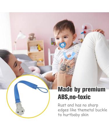 Jomewory Pacifier Holder | Durable & Soft Paci Clips | Ideal Infant Birthday Gift for Girls | Washable & Easy to Use - Buy Online on GoSupps.com