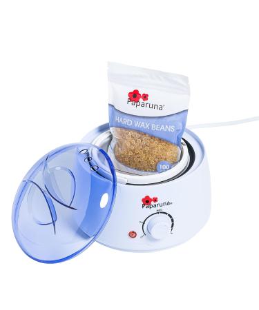 Paparouna Honey Hard Wax Beans 100g - Hair Removal Pearls for Bikini Body Legs Face & More | Premium Wax Warmer Refills - Buy Online on GoSupps.com