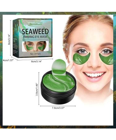Seaweed Collagen Eye Mask - 60 Pcs Under Eye Pads for Eye Bags & Dark Circles - Buy Online on GoSupps.com