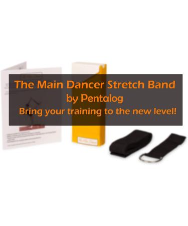 Main Dancer Stretch Band for Leg Flexibility - Ideal for Ballet, Dance, and Gymnastics - Home Exercise Equipment - Perfect Gift - Made in Europe - Buy Online on GoSupps.com