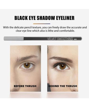 FOMIYES 36 Pcs Black Eyeliner 1 Black Eyebrow Pencil Beauty Practical Eyeliners Makeup Tools Wooden Pole 1 count (Pack of 1) Blackx3pcs - Buy Online on GoSupps.com