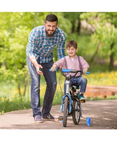 Clispeed Heavy Duty Adjustable Bicycle Training Wheels for Kids Bikes 12-20 Inch - Blue - Buy Online on GoSupps.com