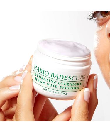 Mario Badescu Hydrating Overnight Mask with Peptides | Anti-Aging Sleep Mask | 2 fl OZ - Buy Online on GoSupps.com