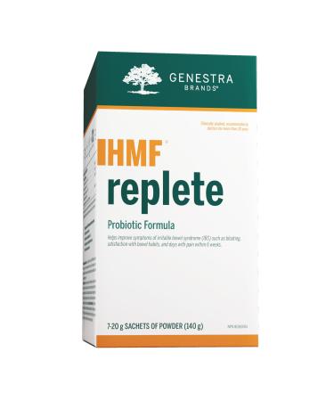Genestra Brands - HMF Replete - Probiotic Formula - Supports Intestinal Microflora and Gastrointestinal Health - 7 Sachets (20 Grams Powder Each)