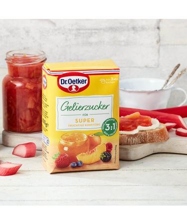 Dr. Oetker Super Preserving Sugar 3 x 500g - Perfect for Jam & Jelly Making - Buy Online on GoSupps.com