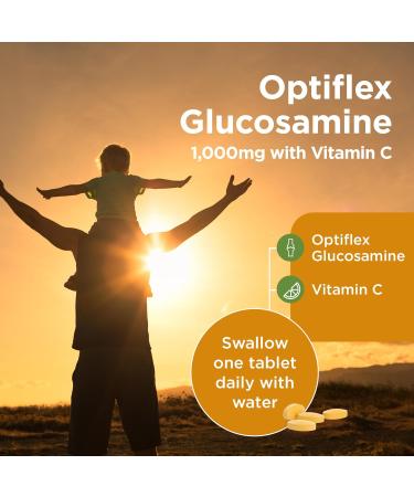 Healthspan Optiflex Glucosamine 1 000mg with Vitamin C | Joint Health | 40% More Glucosamine Per Gram | Sustainably Sourced | Vegan (320 Tablets) - Buy Online on GoSupps.com