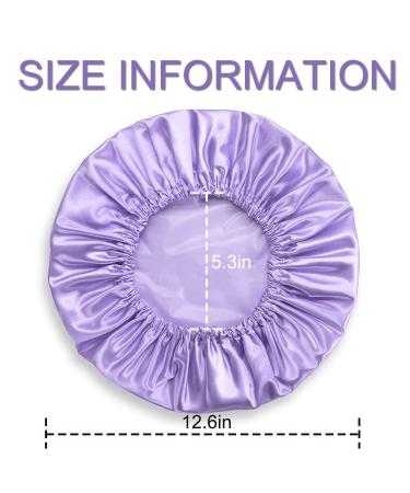 SMILCO Shower Cap 4 Pack for Women - Double Waterproof Layers, Reusable EVA Hair Caps for Hair Protection - Buy Online on GoSupps.com