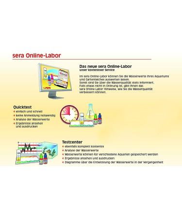 SERA 04930 Phosphate Test (P04) - Accurate Water Testing for Aquariums & Ponds 60 Measurements Colorless - International Shipping Available - Buy Online on GoSupps.com