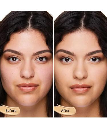 Air Cushion CC Cream Foundation - Moisturizing Screw Lid Concealer Makeup Base Full Waterproof Even Skin Tone Create a Flawless Base Makeup (Buff Beige 3.21 Ounce (Pack of 1)) - Buy Online on GoSupps.com