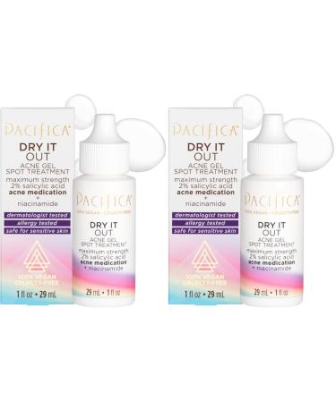 Pacifica Dry It Out Acne Gel Spot Treatment Unisex 1 oz (Pack of 2) 1 Fl Oz (Pack of 2)