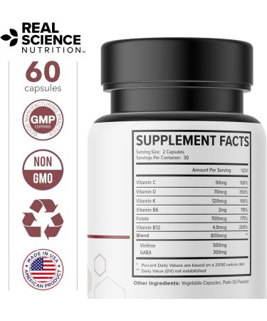 Real Science Nutrition Glucose Balance Natural Nitric Oxide Support for Healthy Glucose Metabolism Circulation Energy & Nutrient Utilization Metabolic Wellness Supplement - Buy Online on GoSupps.com