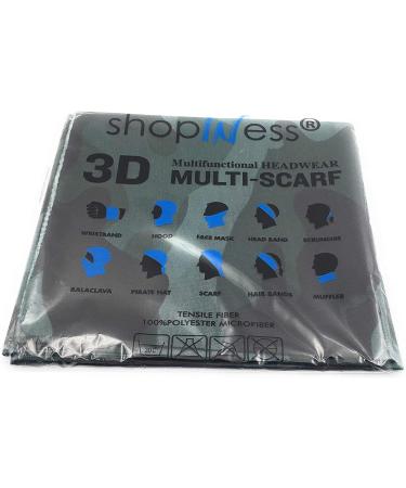 ShopINess Multifuntional Tube Scarf for Kids (6-14 Years) - Green Camouflage | International Shipping Available - Buy Online on GoSupps.com