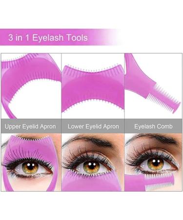 Mascara Shield - Eyelash Mascara Shield Guard Mascara Guard Tool - Mascara Guard Handheld Lash Separator Tool for Girls Beginners Hot Pink - Buy Online on GoSupps.com