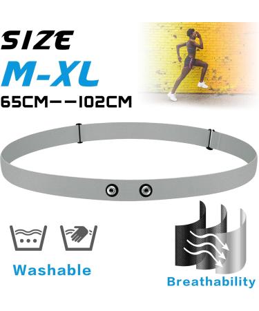 ONLYESH BRISDGURT Adjustable Elastic Replacement Belt with Heart Rate Meter for Polar Garmin Wahoo Gray Sports Running Accessory - Buy Online on GoSupps.com