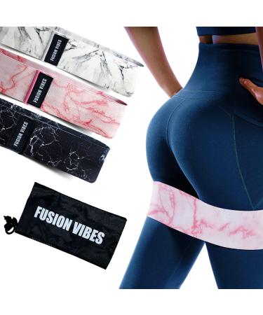 Premium Non-Slip Fabric Resistance Bands for Legs and Butt - Glute Bands for Women/Men - Ideal for Strength Training, Yoga, and Fitness Workouts - Buy Online on GoSupps.com