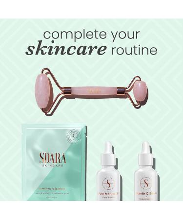 Sdara Skincare Derma Roller 2.0 - 0.25mm Microneedle Face Roller with 192 Stainless Steel Needles - Buy Online on GoSupps.com