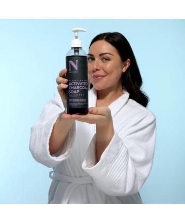 Dr. Natural Activated Charcoal Liquid Soap - Anti Acne and Blemishes - Deep Cleansing Body Wash - Gentle Body Soap for Clear Skin - Lavender - 16 oz (Pack of 2) Lavender 16 Fl Oz (Pack of 2) - Buy Online on GoSupps.com