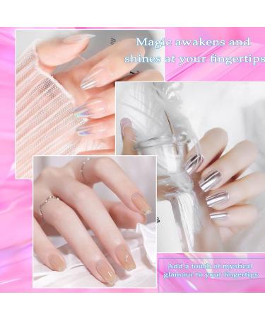 lomdung 12 Pcs Nail Pigment Powder Chrome Nail Powder Mirror Powder for Nails Easy DIY at Home for Nail Art Manicure and Decoration MultiColor - Buy Online on GoSupps.com