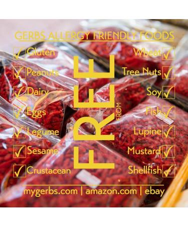 GERBS Dried Goji Berries 2 LBS - Allergy-Free & Sulfur Dioxide-Free | Immune Support & Healthy Skin | Gluten & Peanut Free - Buy Online on GoSupps.com