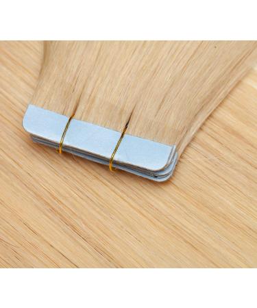 SEGO Tape Extensions - 20 Pieces Real Remy Human Hair #24 Medium Blonde - 100% Glue-In Hairpieces 14 (35cm) - Buy Online on GoSupps.com