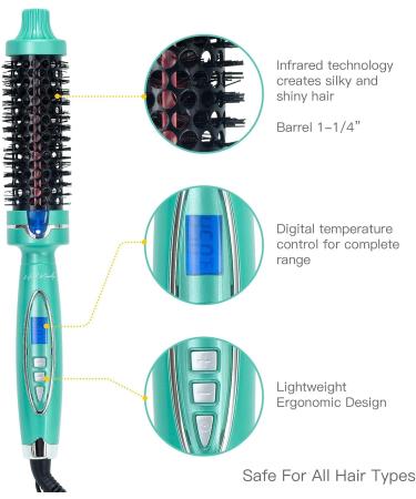 Head Kandy Perfectionist Infrared Hot Air Brush 32mm - Mint | International Shipping Available - Buy Online on GoSupps.com