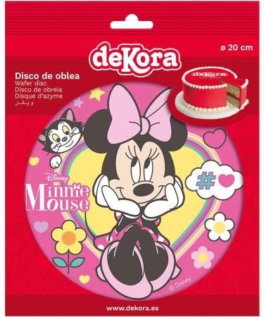 dekora - Minnie Mouse Azyme Disc 20 cm Pink - Buy Online on GoSupps.com