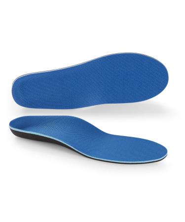 Plantar Fasciitis High Arch Support Insoles for Men Women, Flat Feet Orthotic Insert, Work Boot Shoe Insole, Absorb Shock with Every Step,Maximum Cushioning,Men's 8-10/Women's 8.5-10.5 Blue M