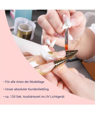 ND24 Naildesign Camouflage Gel Set - Vegan Gel for Baby Boomer Nails | 3 x 5ml - Made in Germany - Professional Nail Studio Quality - Buy Online on GoSupps.com